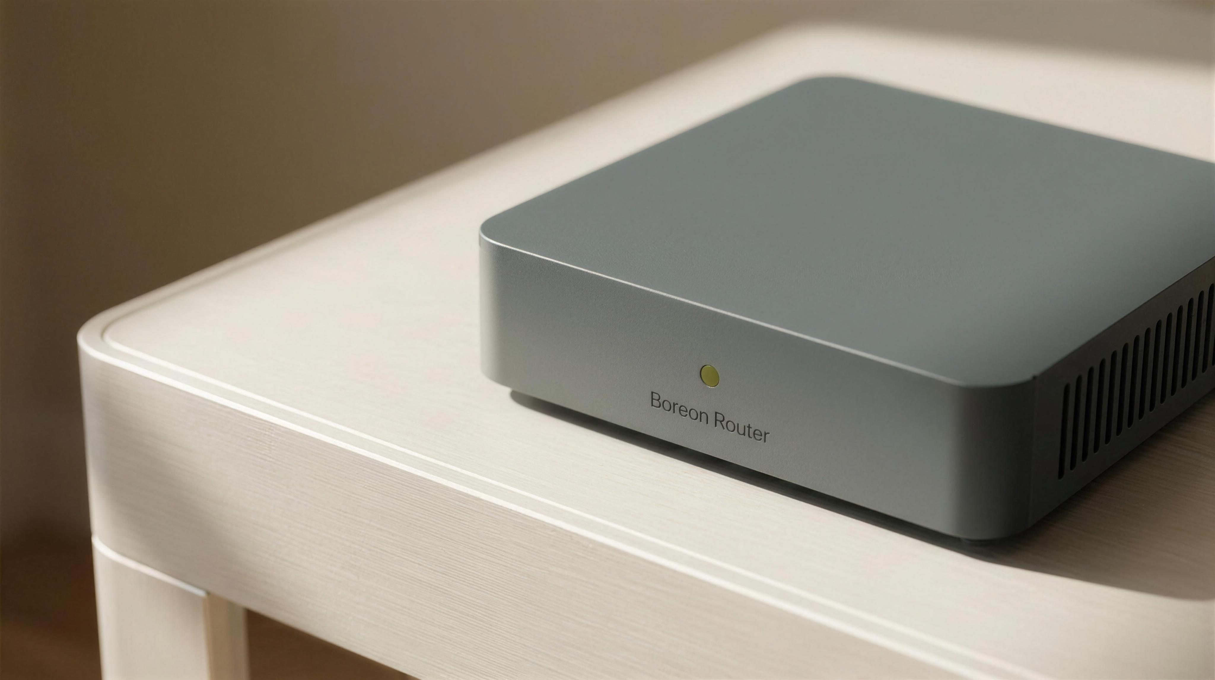 Boreon Router β compact Swiss-engineered AI routing appliance